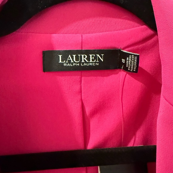 Ralph Lauren Pink Tailored Blazer Jacket - Picture 2 of 4